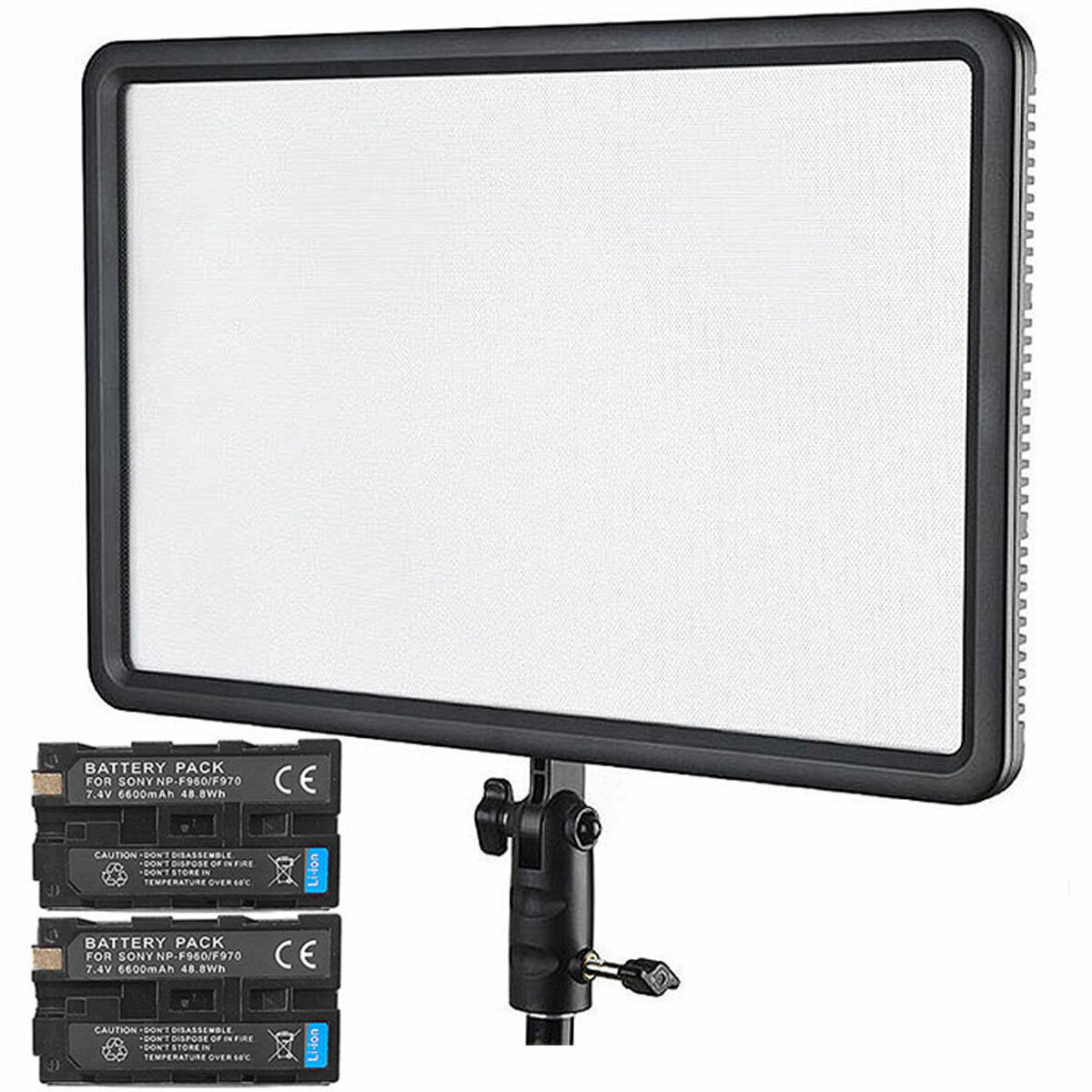 Осветитель светодиодный Godox LEDP260C накамерный (+2аккум + ЗУ)