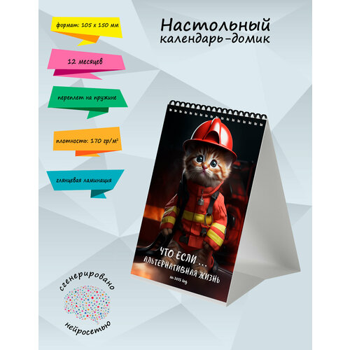 Настольный календарь-домик Что если Альтернативная жизнь на 2025 год 702₽