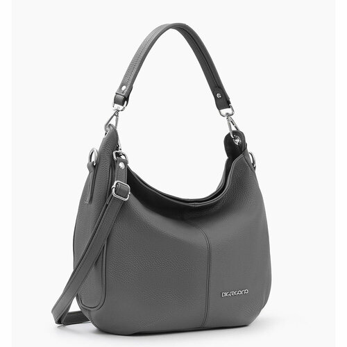 Сумка хобо Di Gregorio, серый