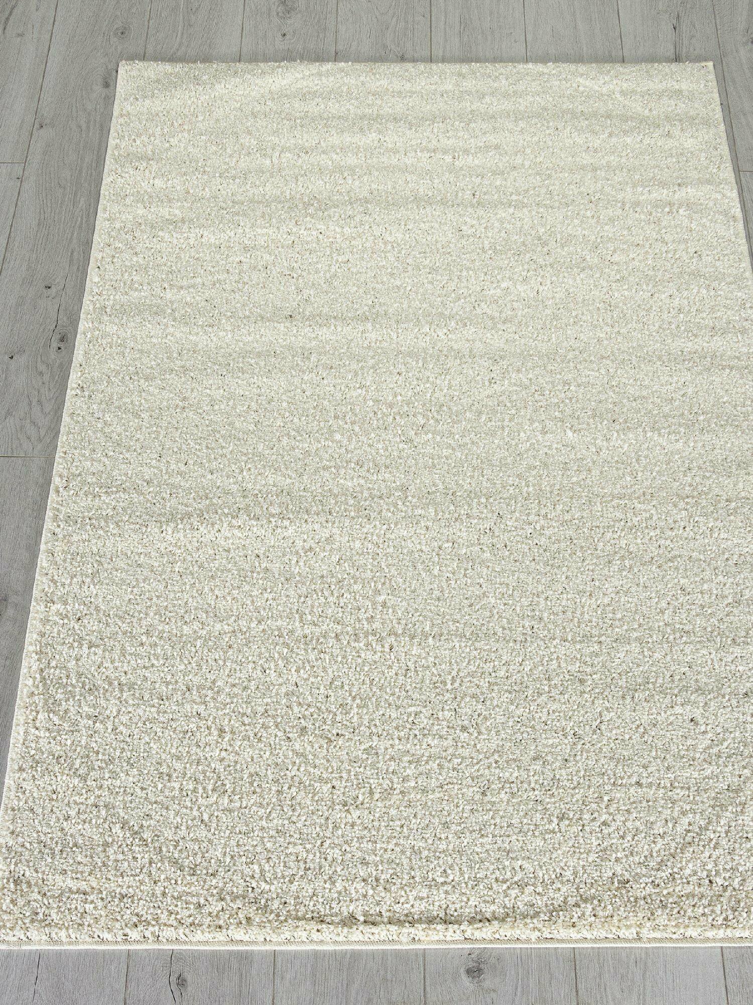 Ковер на пол в спальню в гостиную 150х230 см однотонный ворс 18 мм шегги 335998 KoverVDom