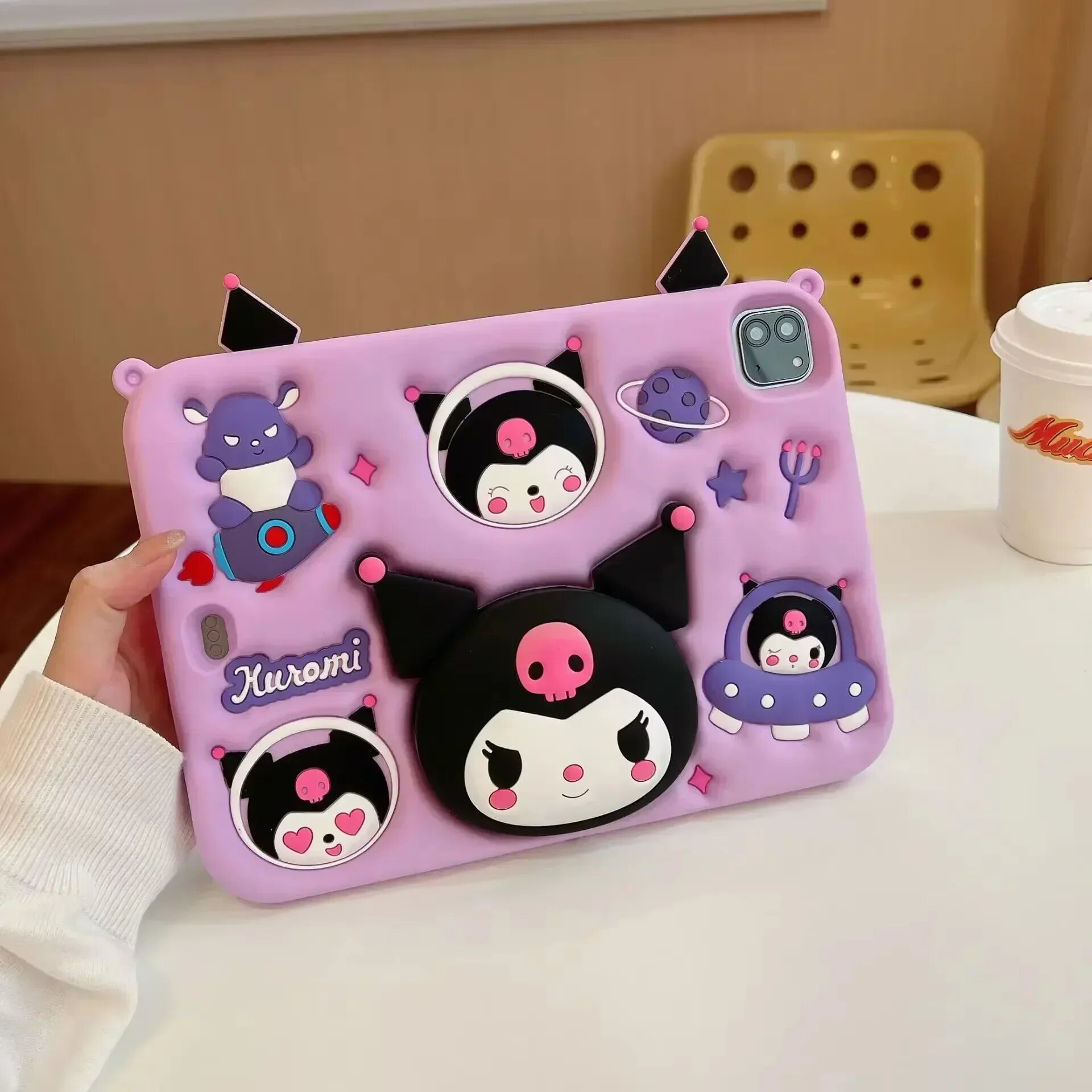 Kuromi Kids Противоударный чехол-подставка для Samsung Galaxy Tab A9