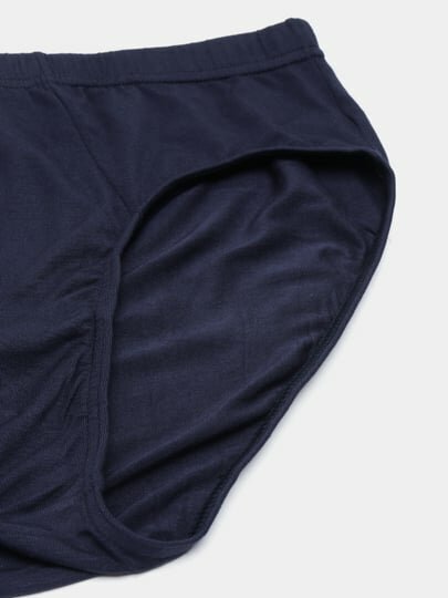 Трусы , комплект из 2 шт., размер L-48/50, голубой, черный, синий — фото 1