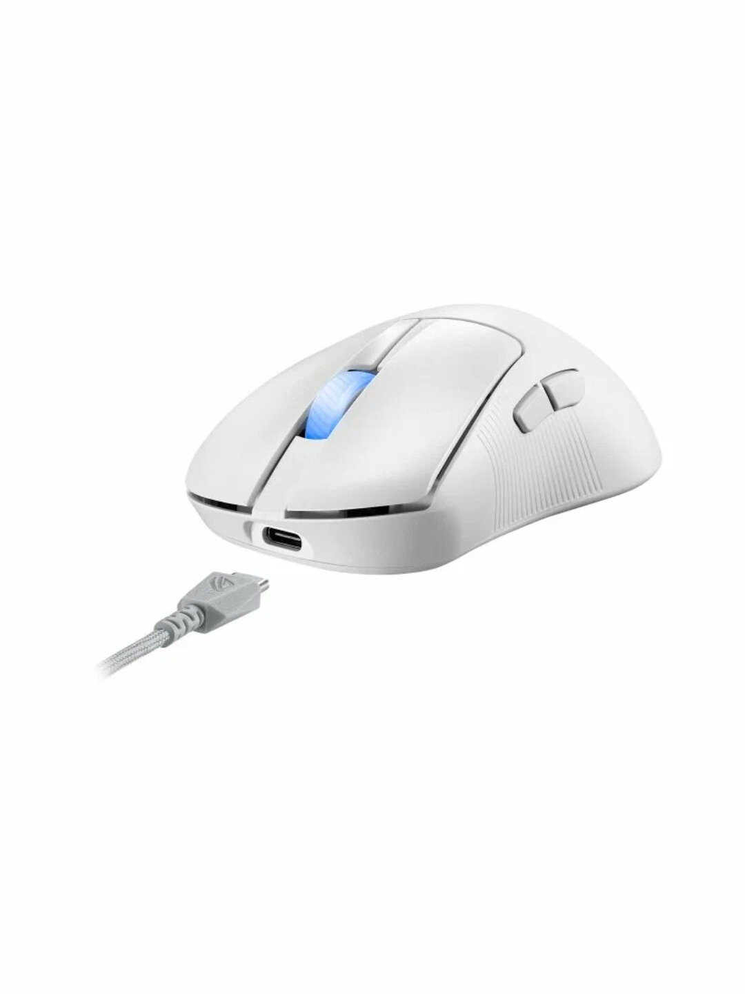 Игровая мышь, ROG Keris II Ace, цвет белый, сверхлегкая и высокопроизводительная мышь — фото 1