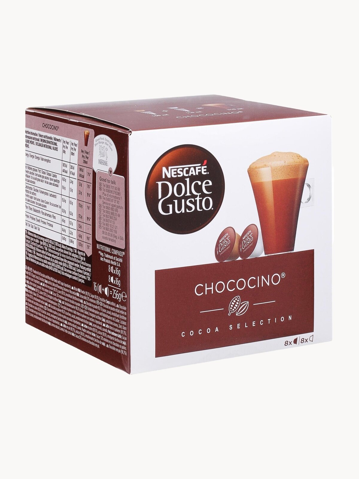 NESCAFÉ Dolce Gusto Чокочино, горячий шоколад в капсулах, 8 порций (16 капсул)