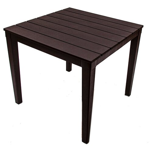 Стол пластиковый Прованс арт.3724-МТ003 квадратный (шоколад) стол квадратный прованс цвет бежевый
