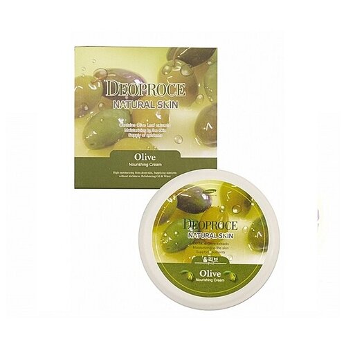 Питательный крем для лица и тела с содержанием экстракта оливы Deoproce Natural Skin Olive Nourishing Cream 100 гр.