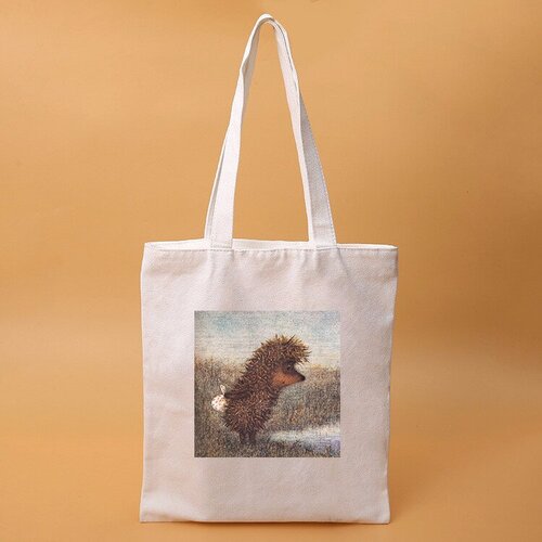 фото Сумка , текстиль, белый, бежевый огненная птица