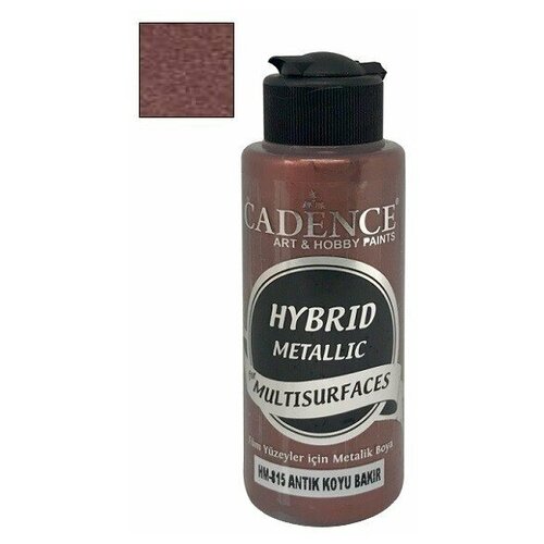 Акриловая краска Cadence Hybrid Metallıc Paint. Antique Dark Copper HM-815