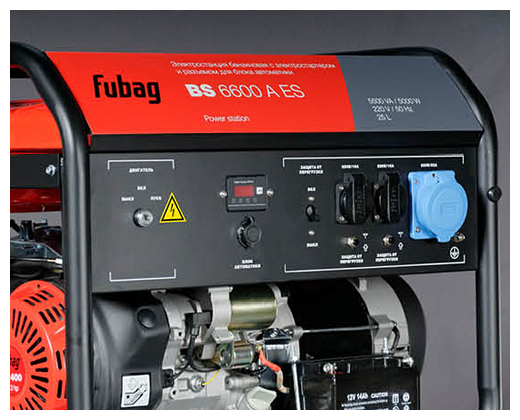 Бензиновый генератор FUBAG BS 6600 A ES, 230 [838798] - фото №3