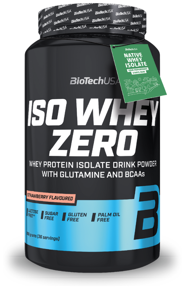 Iso Whey ZERO Biotech 908 gr, 36 порции(й), клубника