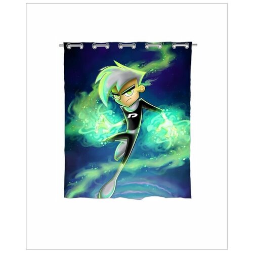 фото Штора в ванную дэнни-призрак, danny phantom №1, goodbrelok