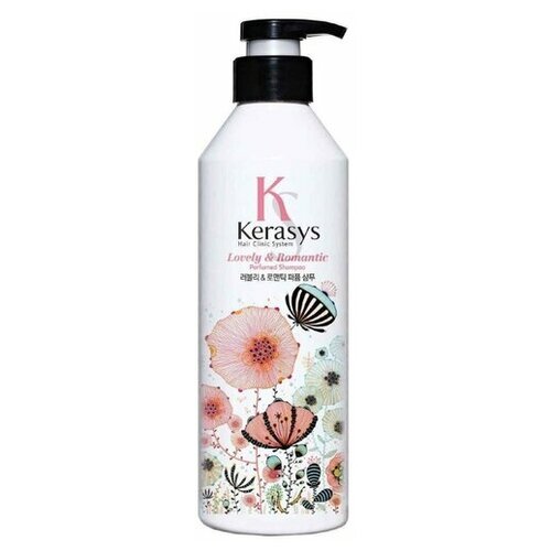 KeraSys Шампунь парфюмированный романтик - Lovel romantic parfumed shampoo, 600мл