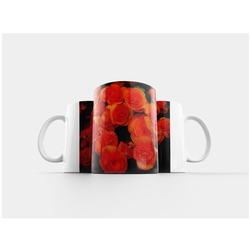 фото Кружка "декоративный цветок, клубневое растение, ядреная" 320 мл lotsprints