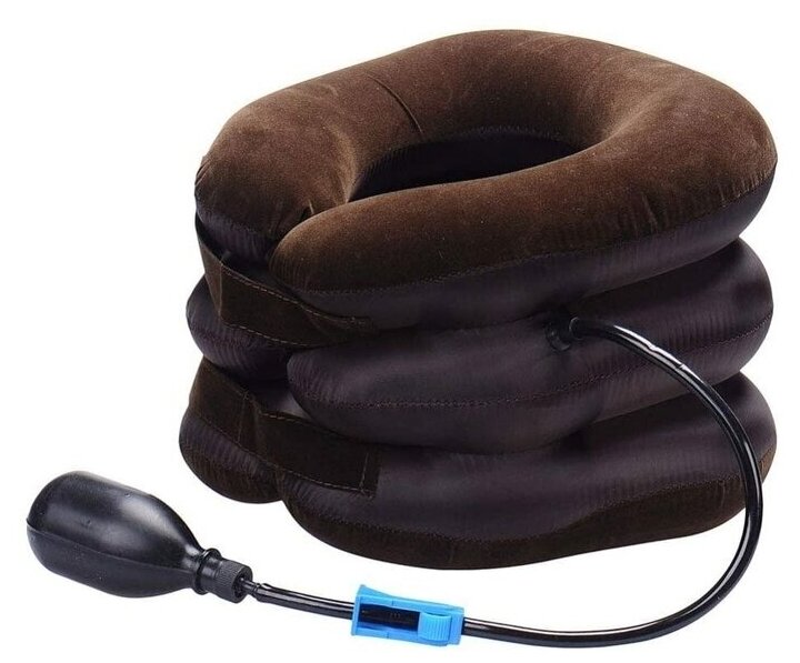 Анатомическая подушка для шеи / надувной воротник для шеи вытягивающий