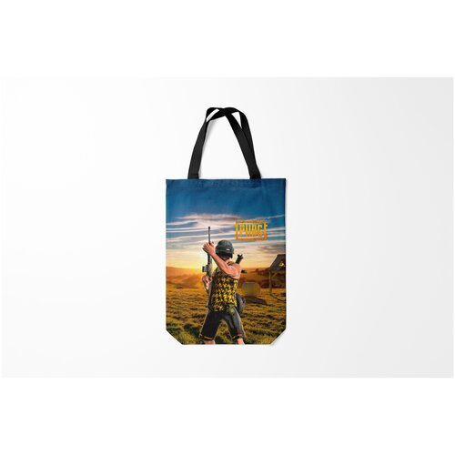 фото Сумка-шоппер / 31х42 см / геймерам / pubg burnettie