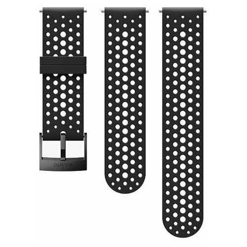 Ремешок сменный Suunto 24мм Silicone Athletic Black Strap