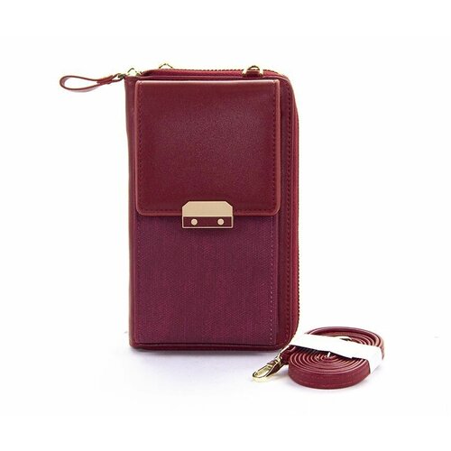 Клатч женский-6139 Красный