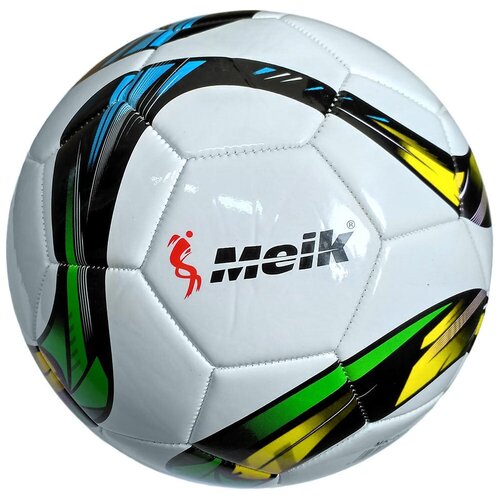 фото R18031-2 мяч футбольный "meik-069" 4-слоя tpu+pvc 3.0, 400 гр, машинная сшивка hawk