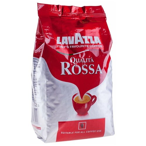Кофе в зернах Lavazza "Rossa", вакуумный пакет, 1кг
