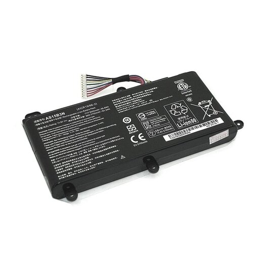 Аккумуляторная батарея для ноутбука Acer GX21-71 (AS15B3N) 14.8V 5700mAh черная клавиатура для ноутбука acer predator 17 15 g9 591 591r g9 592 черная без рамки с подсветкой