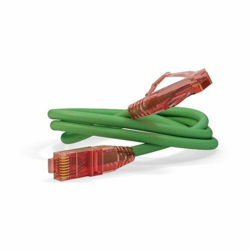 Патч-корд Hyperline PC-LPM-UTP-RJ45-RJ45-C5e-1.5M-LSZH-GN, вилка RJ-45, вилка RJ-45, кат.5E, LSZH, 1.5м, зеленый