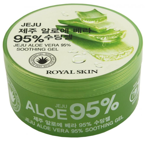 Skin Многофункциональный гель для лица и тела с 95% содержанием Aloe Royal Skin, 300 мл