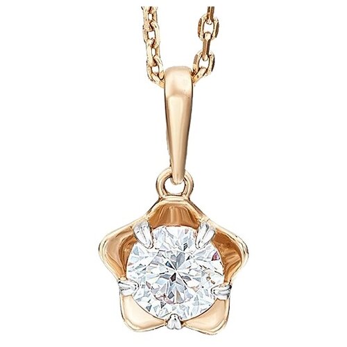 фото Подвеска с кристаллами swarovski из красного золота 03-2549-00-501-1110-38 platina