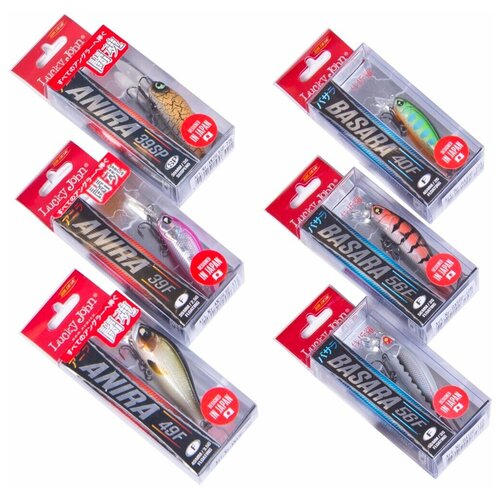 фото Набор воблеров lucky john "pro series 05 set" (6 штук)