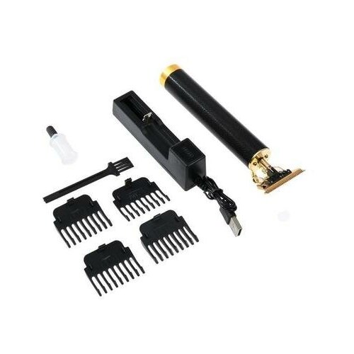 Машинка для стрижки LTRI-25 5 Вт 2500 мАч насадки 15234 от АКБ чёрная Luazon Home 5514863 101700₽