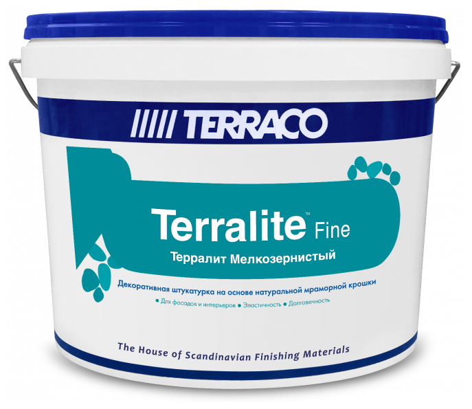 Декоративное покрытие Terraco Terralite Fine (мелкозернистый)