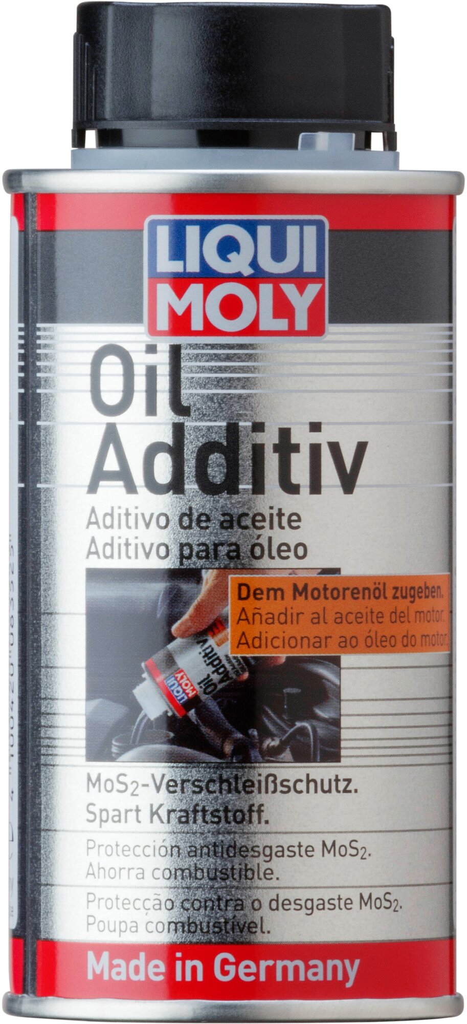 фото LIQUI MOLY 8352 антифрикц. присадка С дисульфидом молибдена В МОТ. М OIL ADDITIV (0,125Л) () 1шт