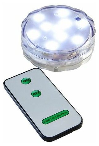 Светодиодный мини-светильник подводная свеча - FAIRY LIGHTS, водонепроницаемая подсветка для вазы, 10 теплых белых LED-о