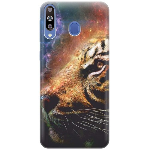 GOSSO Ультратонкий силиконовый чехол-накладка для Samsung Galaxy M30 с принтом Космический тигр gosso ультратонкий силиконовый чехол накладка для samsung galaxy s9 plus с принтом космический тигр
