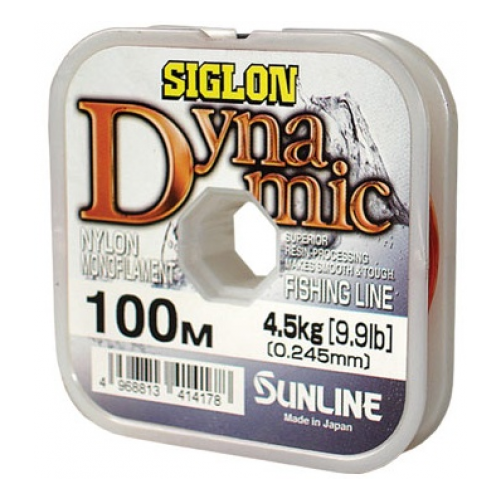 Sunline, Монолеска Siglon Dynamic, 100м, 5.0, 0.381мм, золото-коричневая