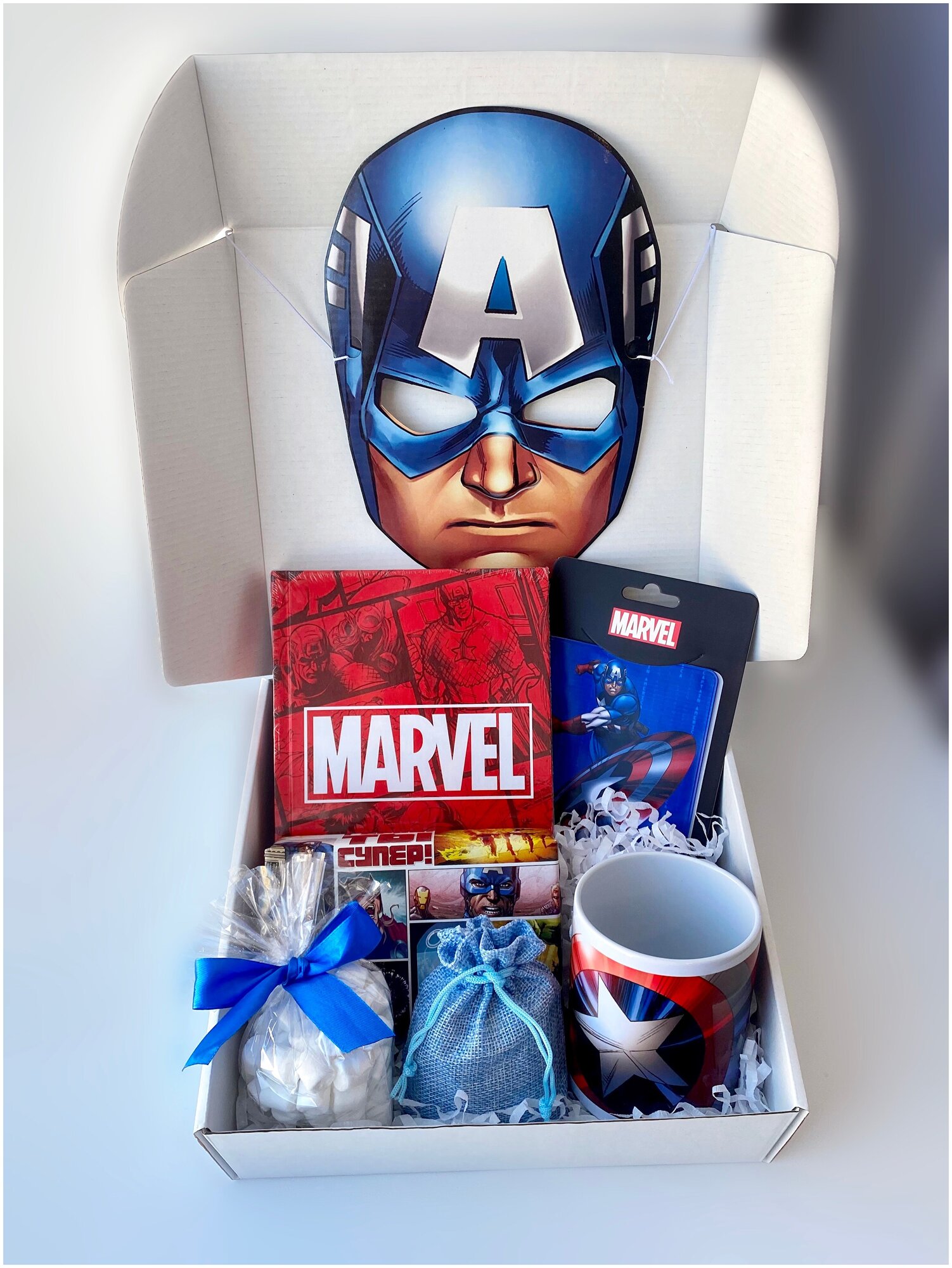 Подарочный набор Марвел "Капитан Америка"