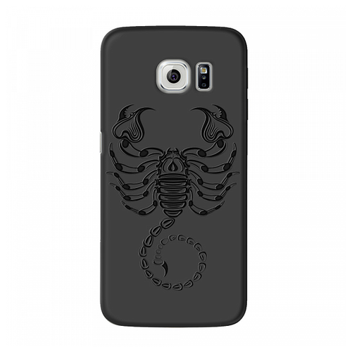 фото Накладка deppa art case samsung g925f galaxy s6 edge black скорпион (арт. 100279)