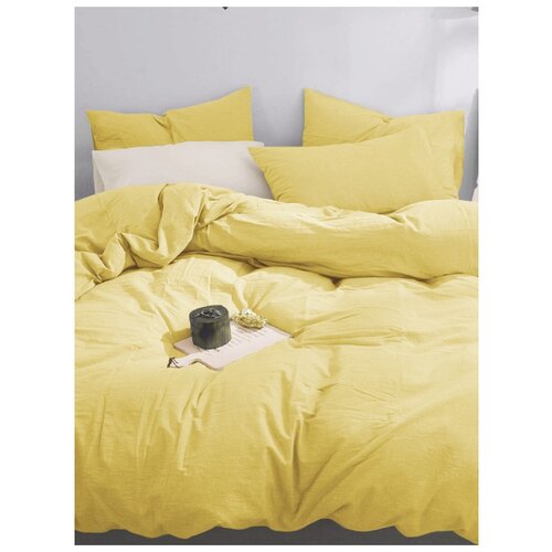 фото Постельное белье goodnight сатин делюкс дуэт (с нав. 50х70) горчица