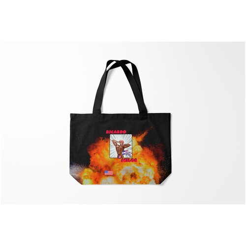 фото Сумка-шоппер / 46х35 см / мемы / гачимучи big ricardo burnettie