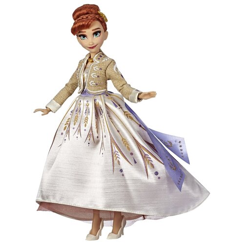 Кукла Hasbro Disney Princess Холодное сердце 2 Делюкс Анна, 28 см, E6845 бежевый/белый