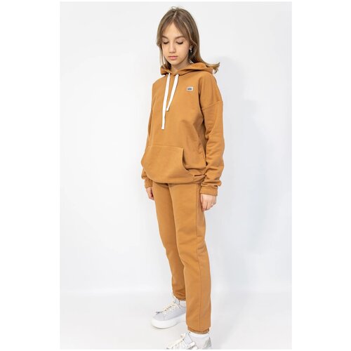 фото Костюм lokki, размер 146-152, коричневый, белый