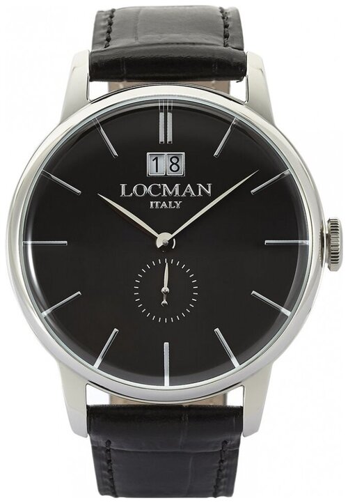 Наручные часы LOCMAN 1960, серебряный, черный