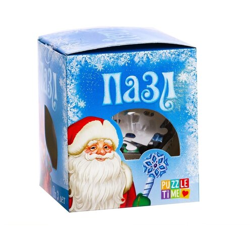 Купить Пазл в шаре Дедушка Мороз , 54 элемента, Puzzle Time, картон
