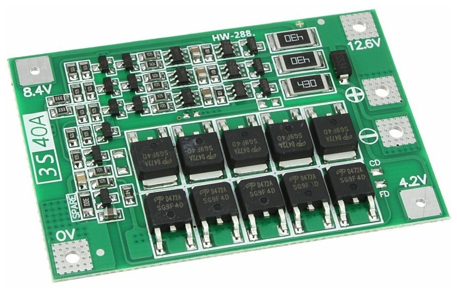 фото Модуль зарядки для 3х или 6ми аккумуляторов LI-ION 18650 с балансиром, для переделки шуруповертов
