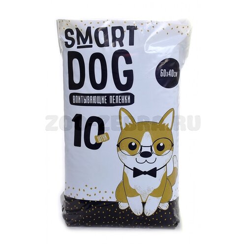 Smart Dog Впитывающие пеленки для собак 60*40, 10 шт, 0,2 кг