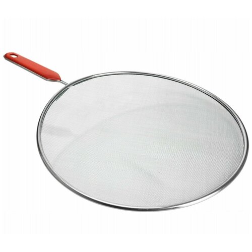 фото Крышка для сковородок и кастрюль skiico kitchenware защита от брызг 24 см / крышка для сковороды сито