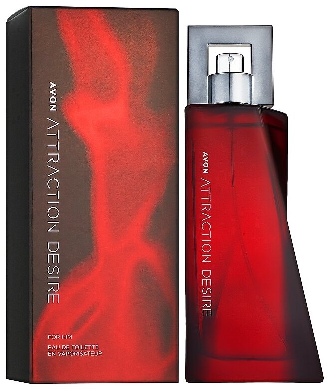 Avon Туалетная вода мужская Attraction Desire для него, 75мл