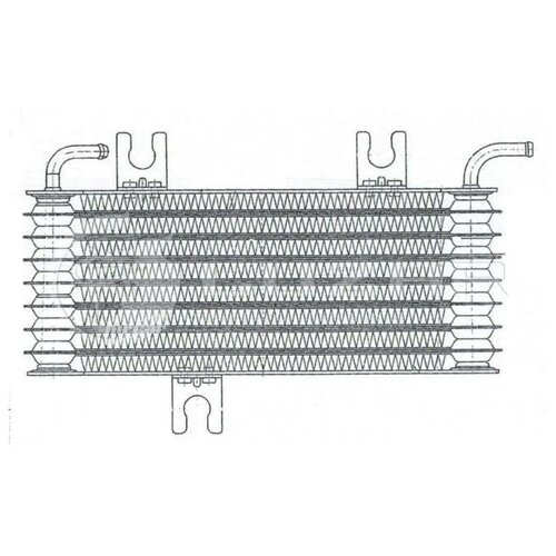 фото Luzar loc14jd радиатор масл. для а/м nissan qashqai 1.6i/2.0i cvt 06- loc 14jd