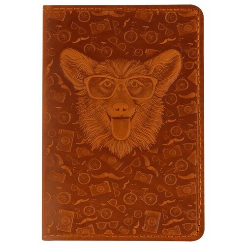 Обложка для паспорта Кожевенная мануфактура натуральная кожа 