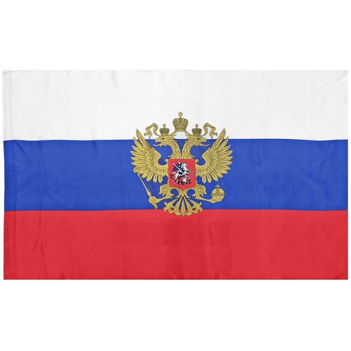 Флаг России 90*135 с гербом
