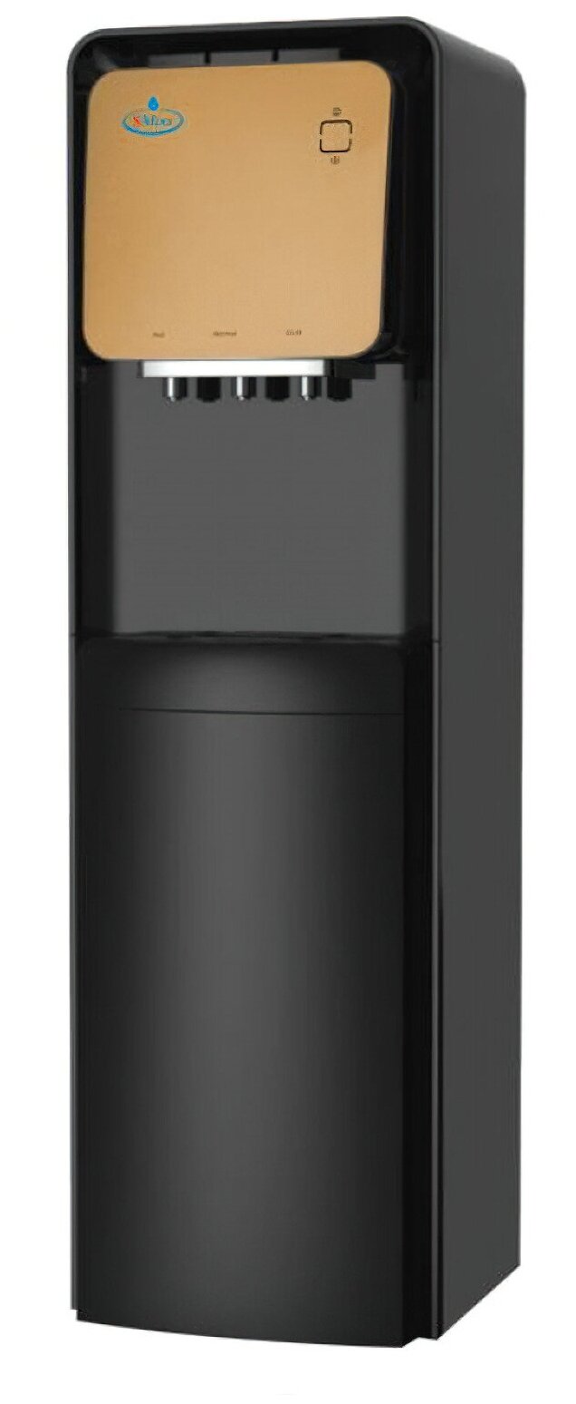 Напольный компрессорный кулер SMIXX 1250 L черный с золотым - фотография № 1